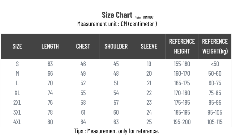 size chart size chart