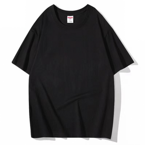 260g 100% cotton drop shoulder over size blank t shirt for men short-sleeve heavy weight manufacturer wholesale custom logo